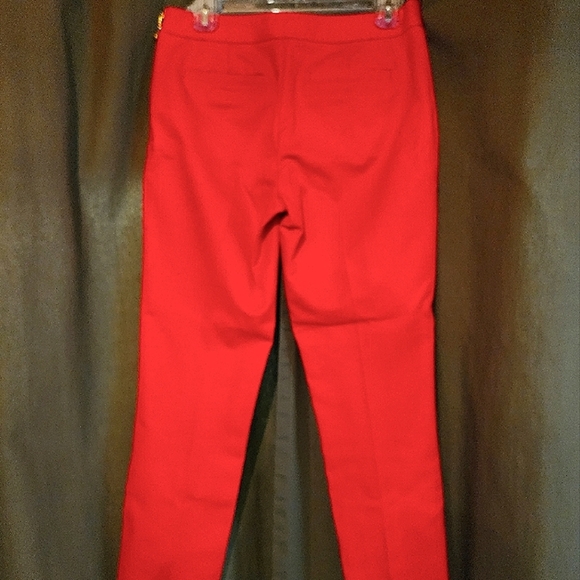 NWOT KATE SPADE RED CROPPED PANTS - Picture 5 of 5